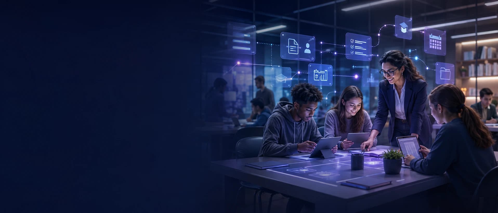 AI education workflow automation for admissions, student support and institutional operations
