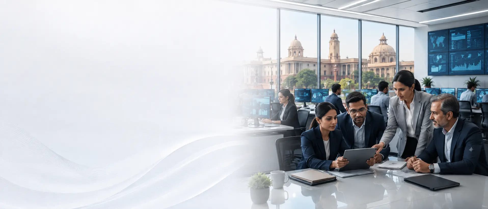 AI Government Workflow Automation for Citizen Services Background