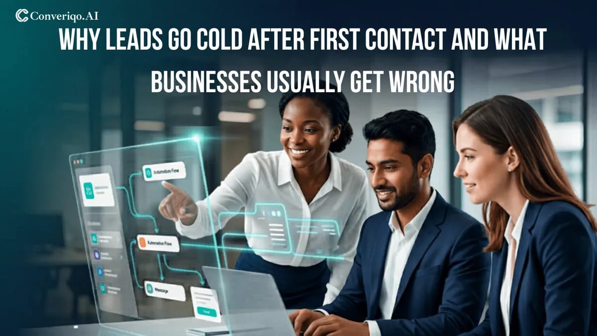 Why Leads Go Cold After First Contact and What Businesses Usually Get Wrong