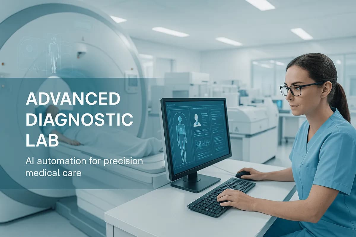 How Diagnostic Labs & Imaging Centres Can Use AI Automation to Improve Patient Experience, Report Management & Daily Operations