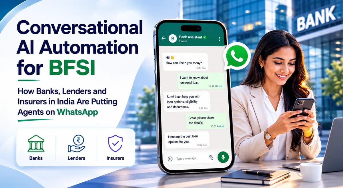 Conversational AI automation for BFSI in India