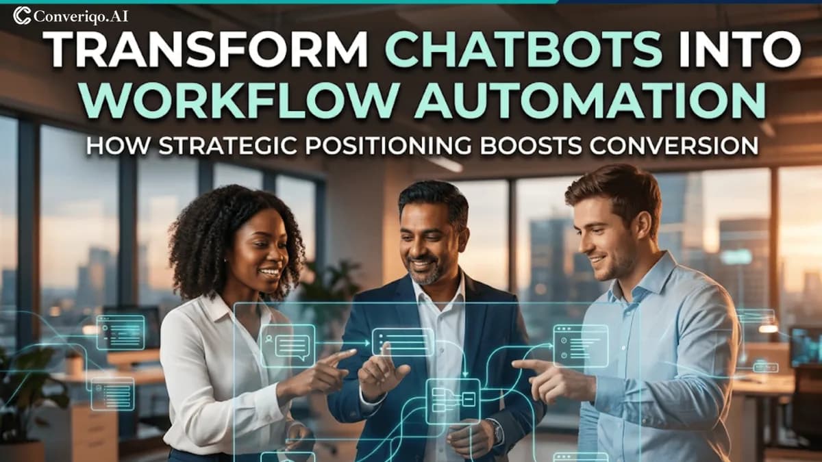 From Generic Chatbot to Industry Workflow Automation: How Positioning Changes Conversion
