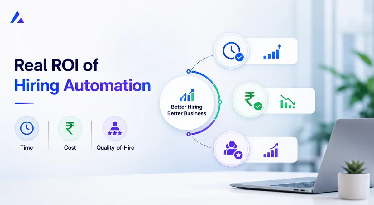 Hiring automation ROI enterprise banner