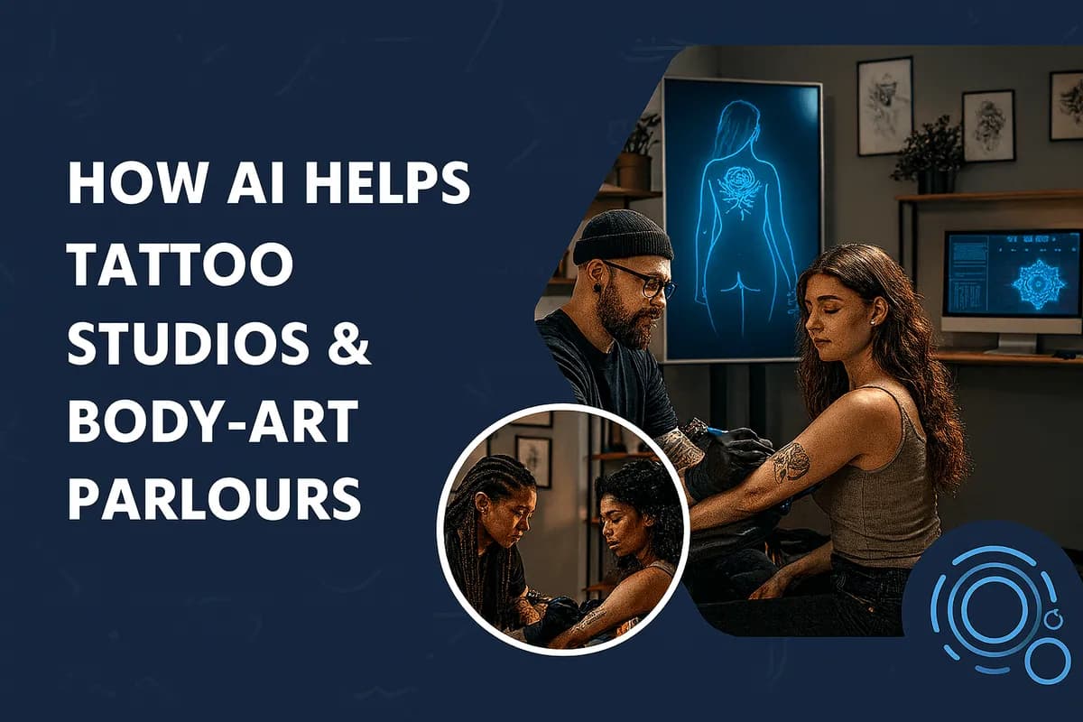 How Tattoo Studios & Body-Art Parlours Can Use AI Automation to Improve Bookings, Artist Utilisation & Client Experience