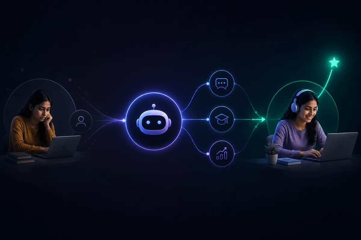 Conversational AI improving learner engagement in edtech
