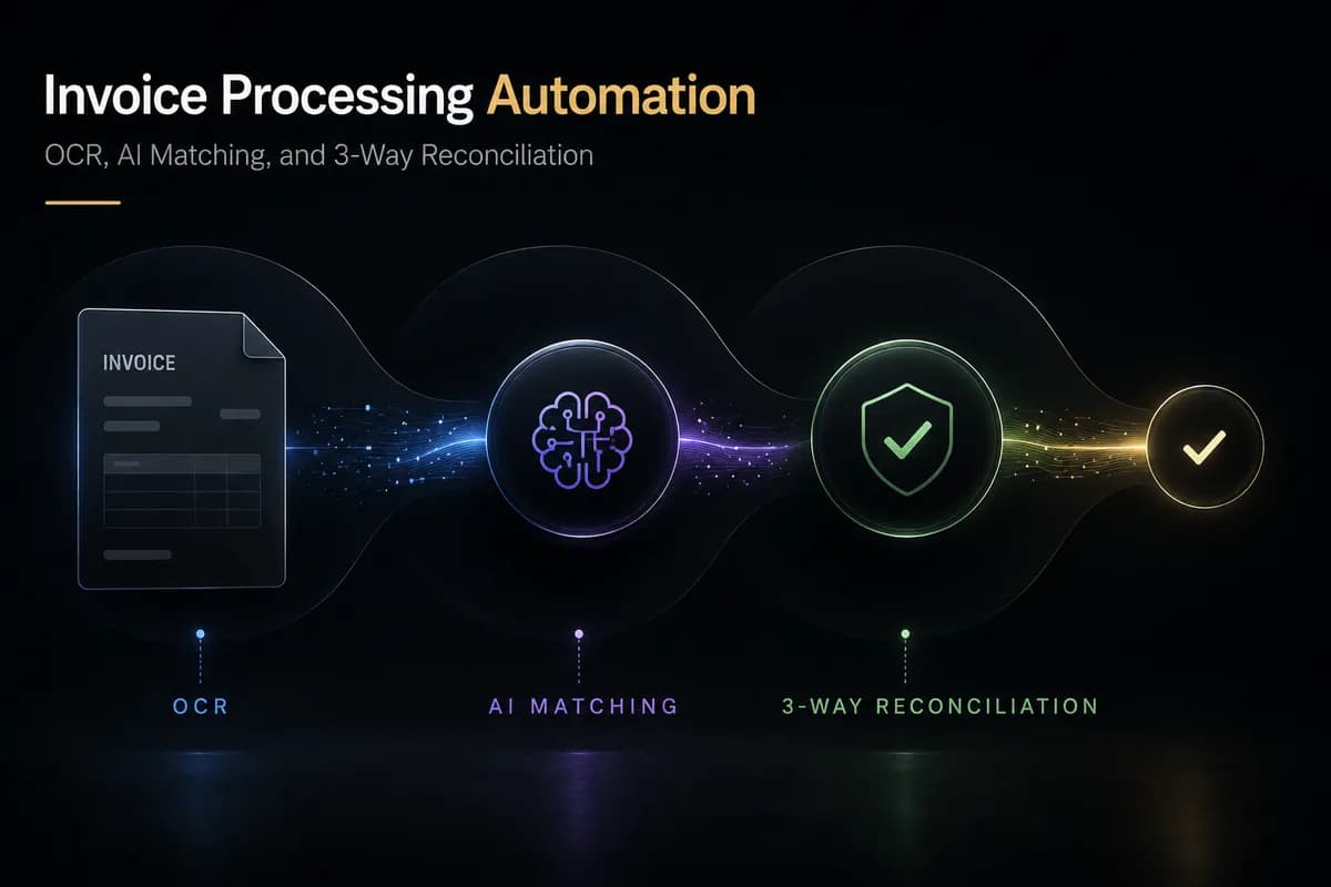 Invoice processing automation workflow enterprise banner