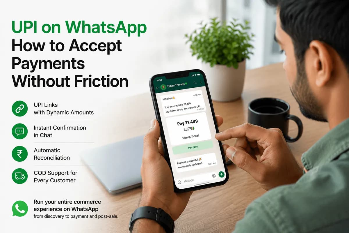 UPI on WhatsApp - How to Accept Payments Without Friction