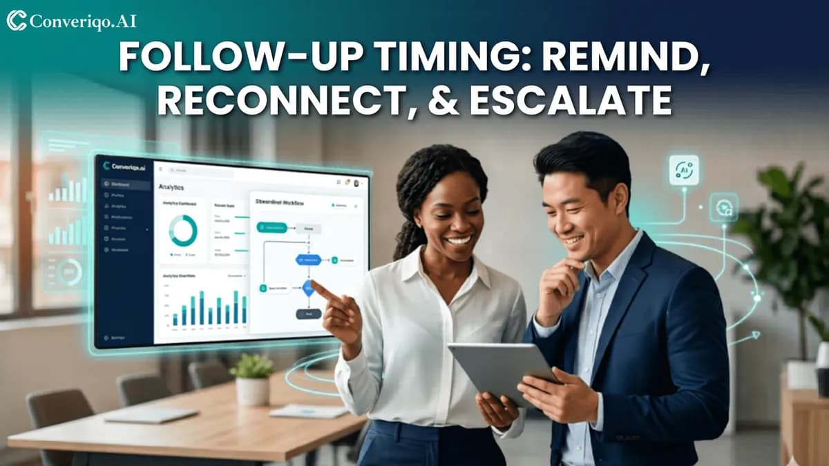 Follow-Up Timing: When to Remind, Reconnect, and Escalate