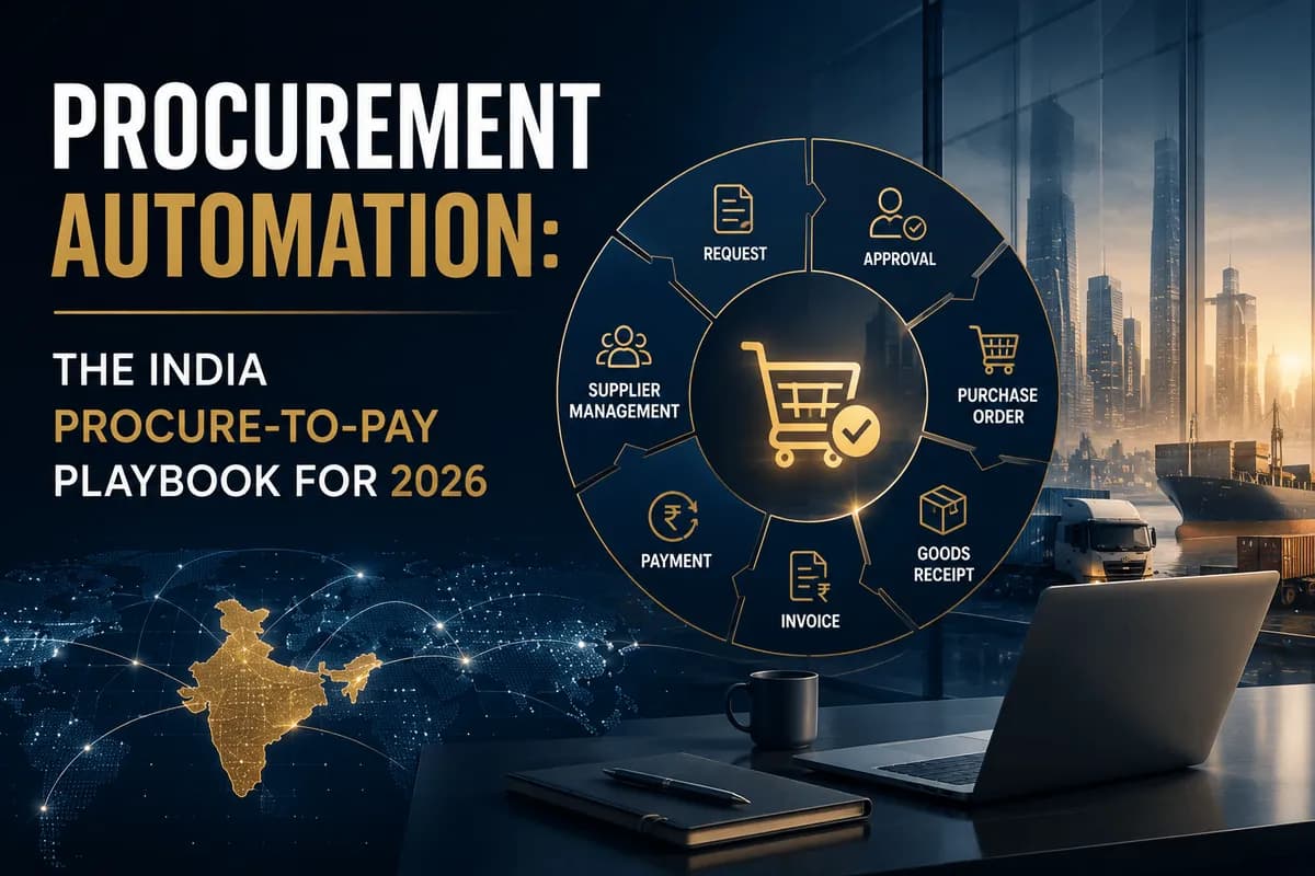 Procurement automation India procure to pay 2026
