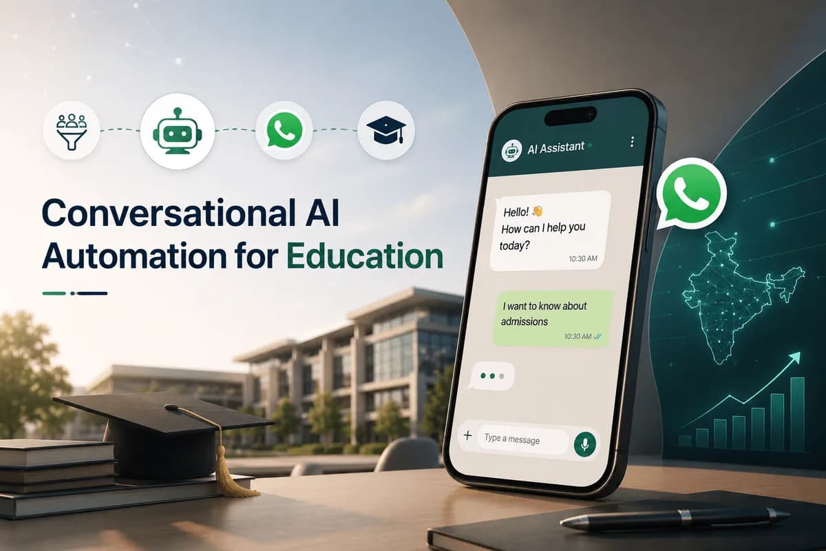 Conversational AI automation for education in India