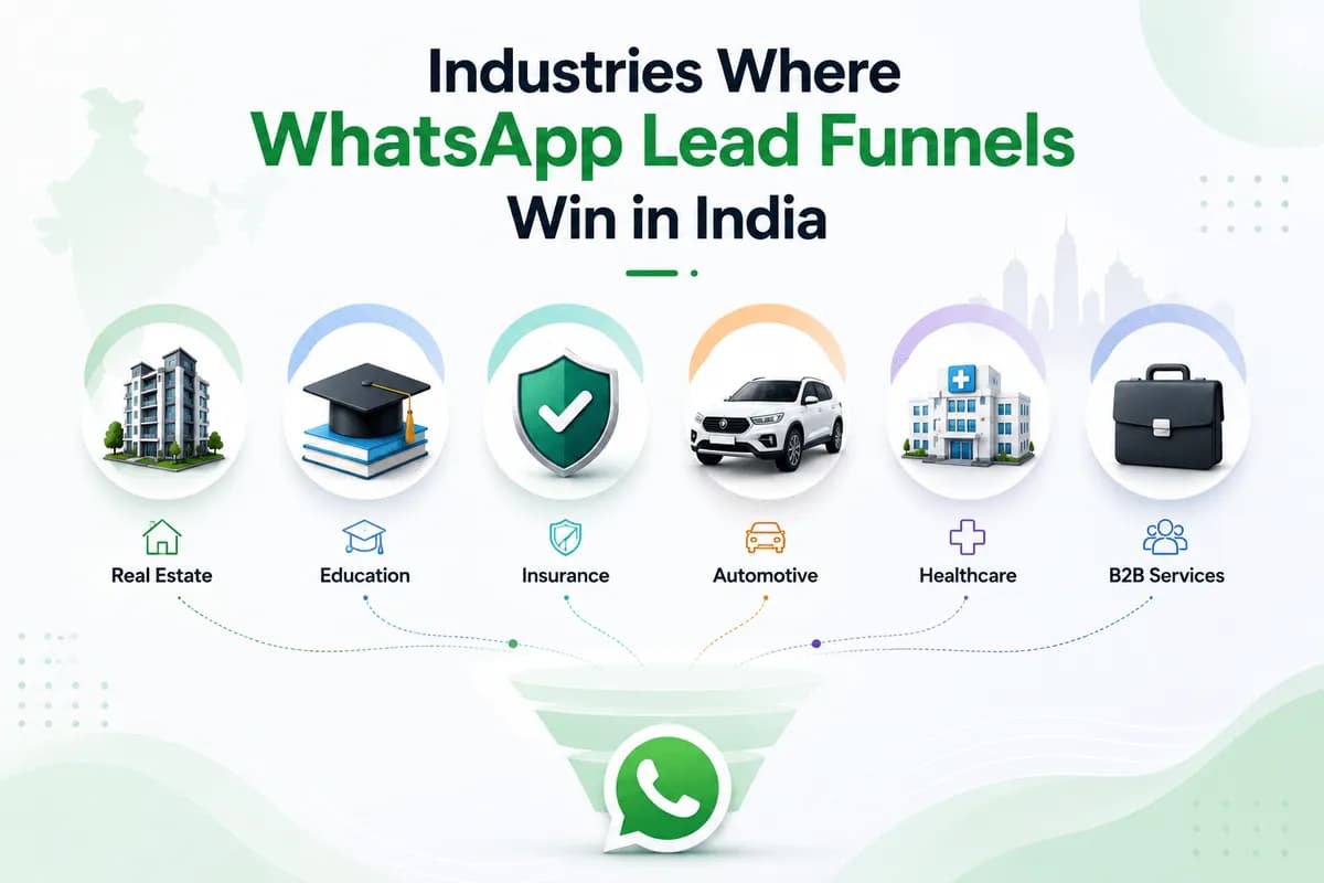 Industries Where WhatsApp Lead Funnels Win in India