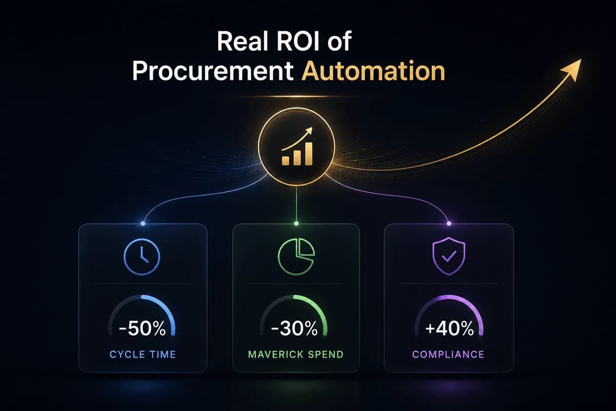 procurement automation ROI enterprise banner