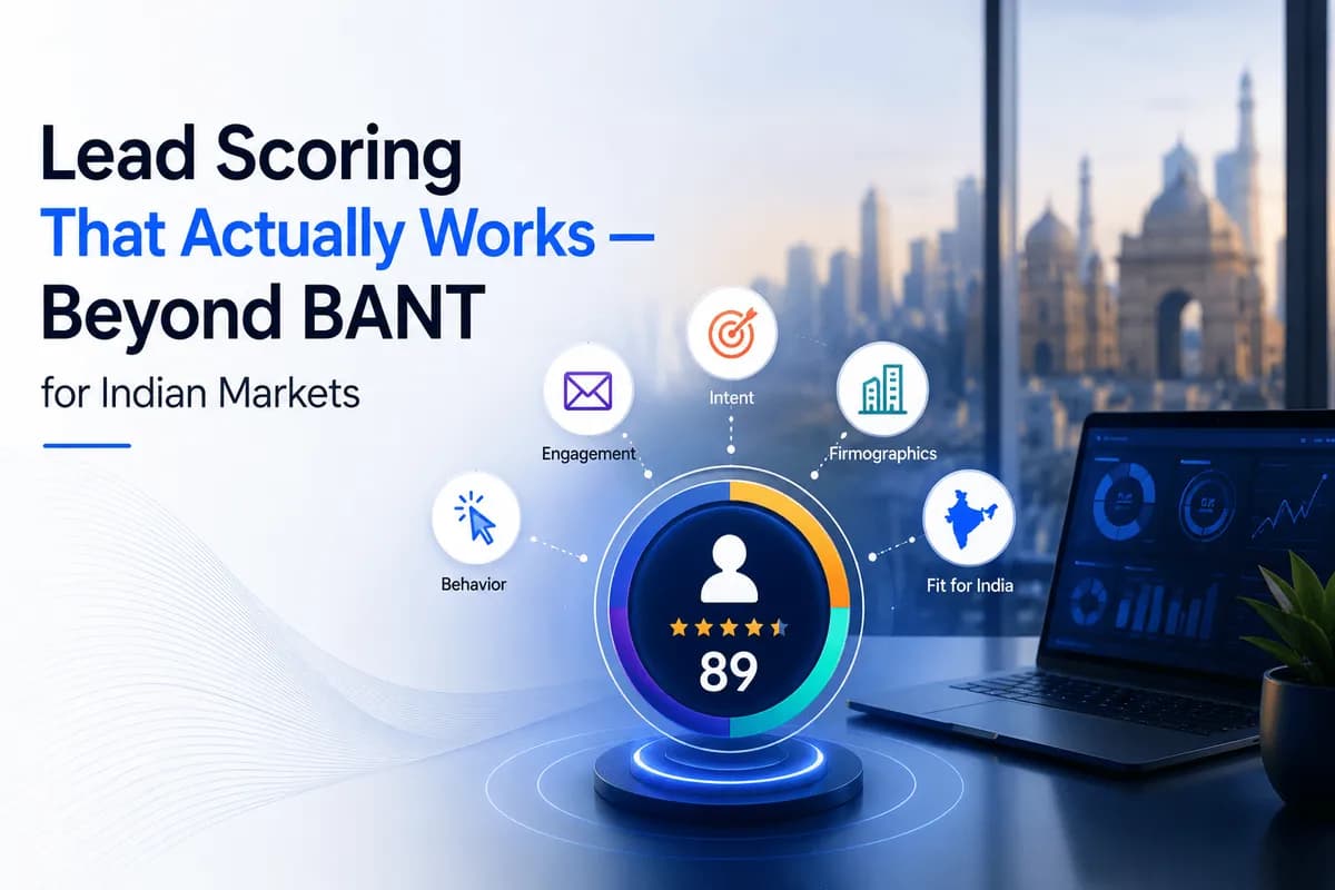 AI lead scoring system for Indian B2B markets