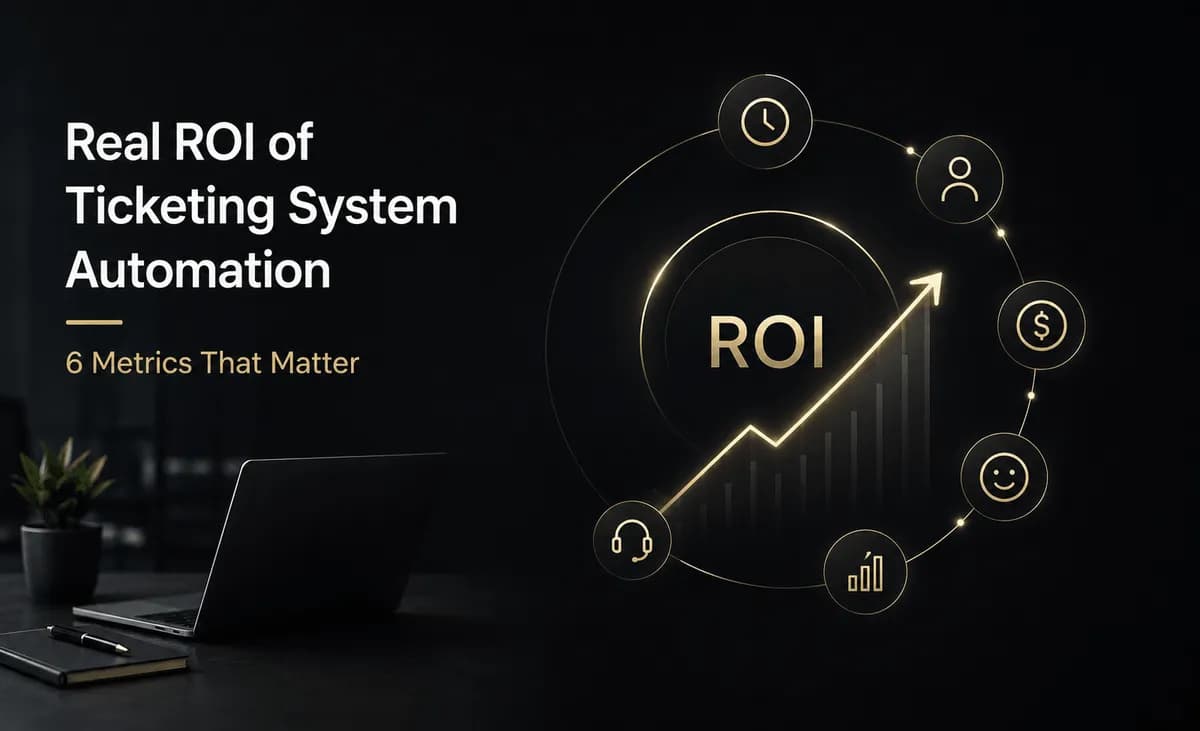 Real ROI of Ticketing System Automation - 6 Metrics That Matter