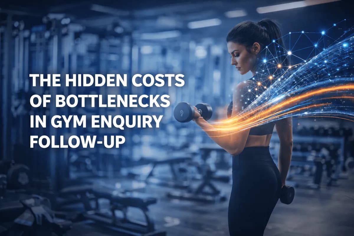 the hidden costs of bottlenecks in gym enquiry follow-up - by converiqo