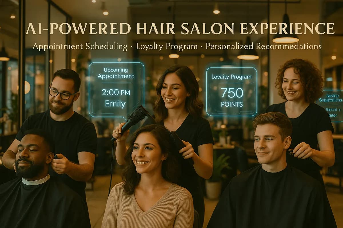 How Hair Cutting Salons & Grooming Chains Can Use AI Automation to Reduce No-Shows, Increase Repeat Visits & Streamline Operations