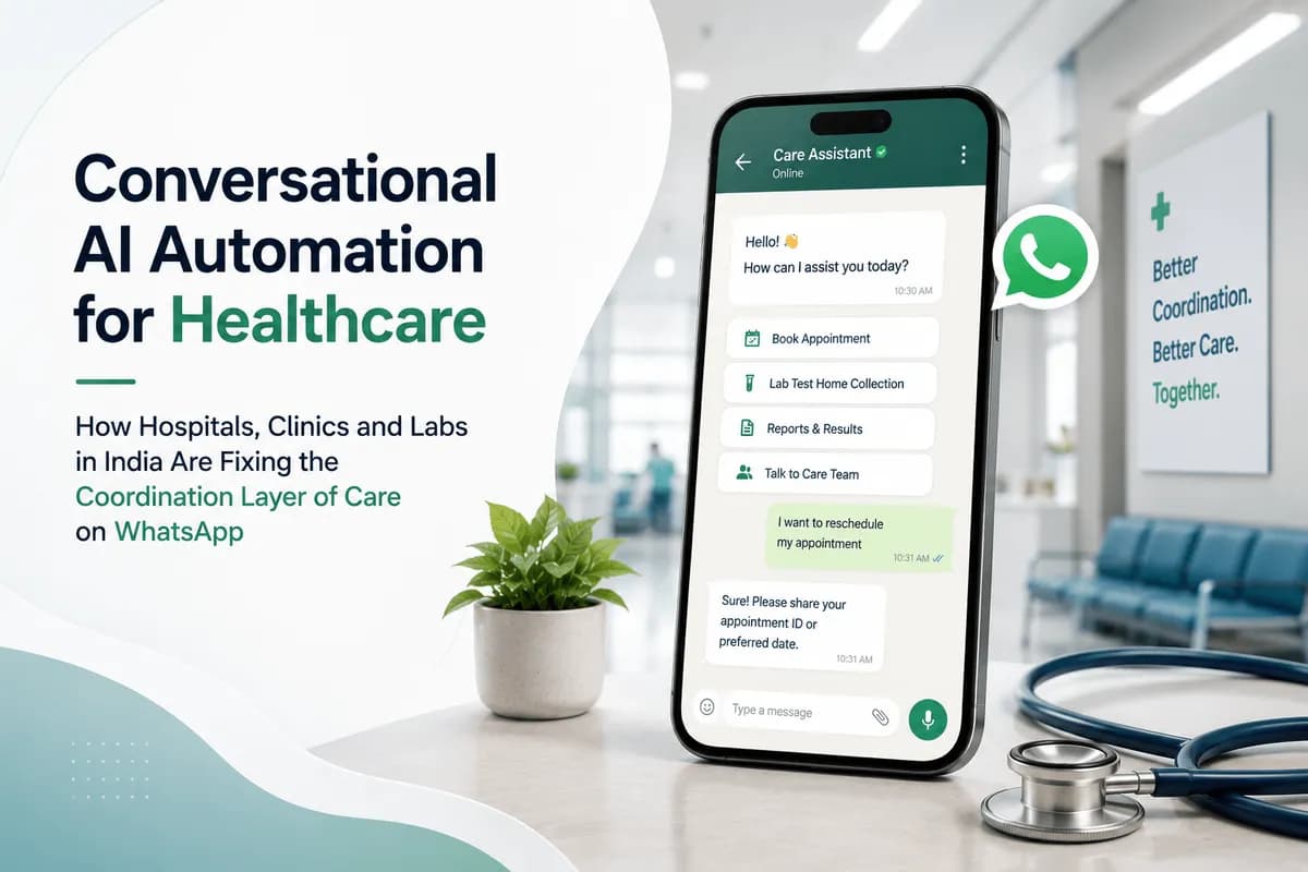 Conversational AI automation for healthcare in India