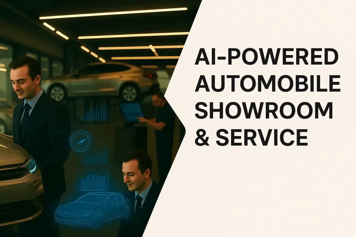 How Automobile Showrooms & Authorised Service Centres Can Use AI Automation to Improve Sales Conversion, Service Experience & Daily Operations