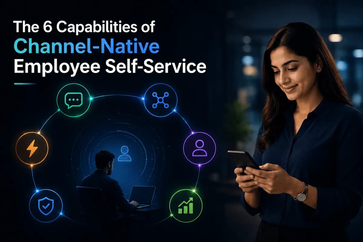 Channel-native employee self-service enterprise banner
