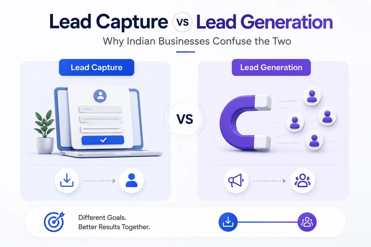 Lead capture vs lead generation
