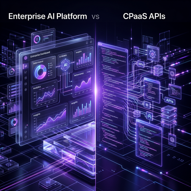 Enterprise AI Platform vs CPaaS Comparison