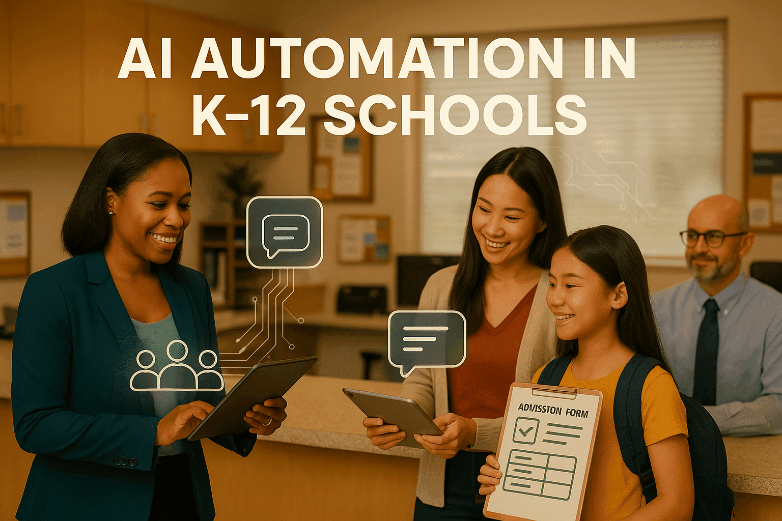 How K-12 Schools Can Use AI Automation to Improve Admissions, Parent Communication & Daily School Operations