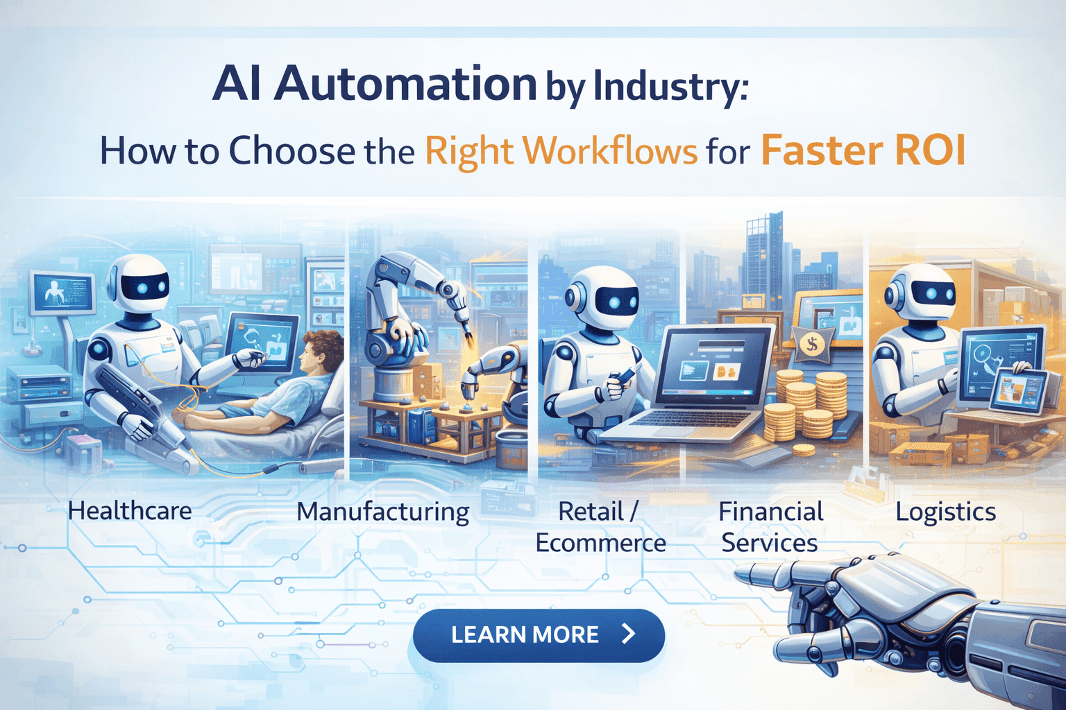 AI Automation by Industry: How to Choose the Right Workflows for Faster ROI