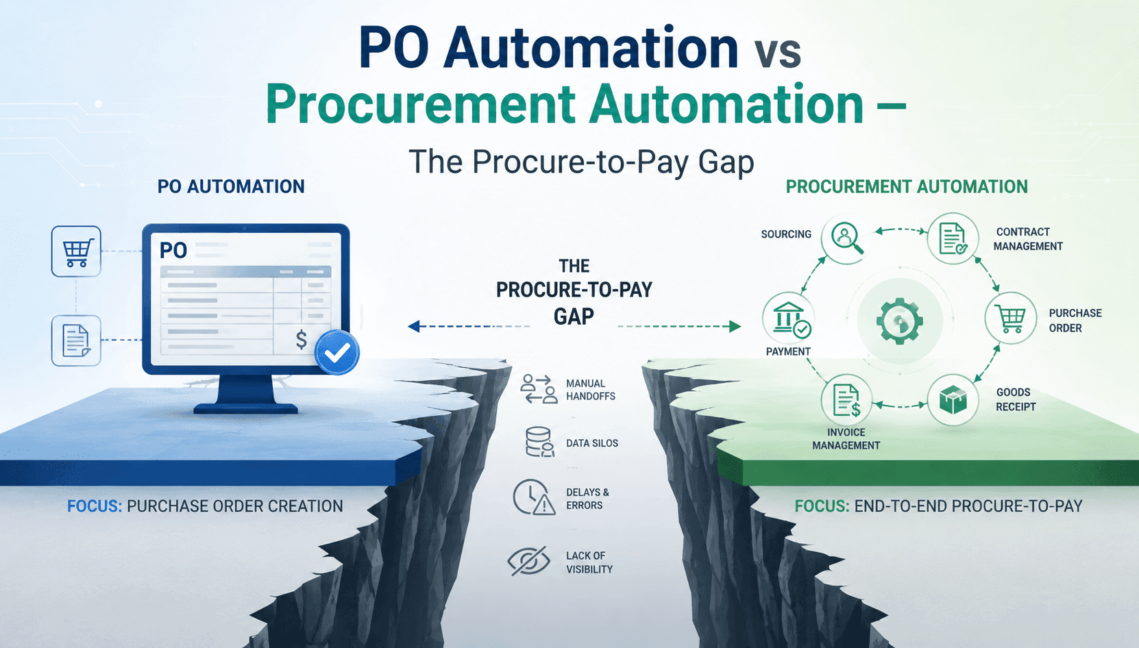 PO Automation vs Procurement Automation - The Procure-to-Pay Gap