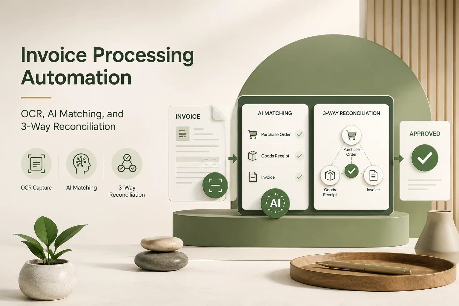 Invoice Processing Automation - OCR, AI Matching, and 3-Way Reconciliation