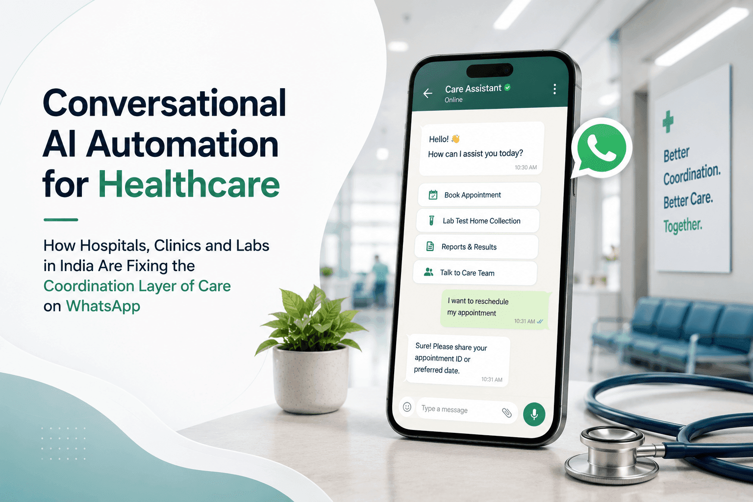 Conversational AI automation for healthcare in India