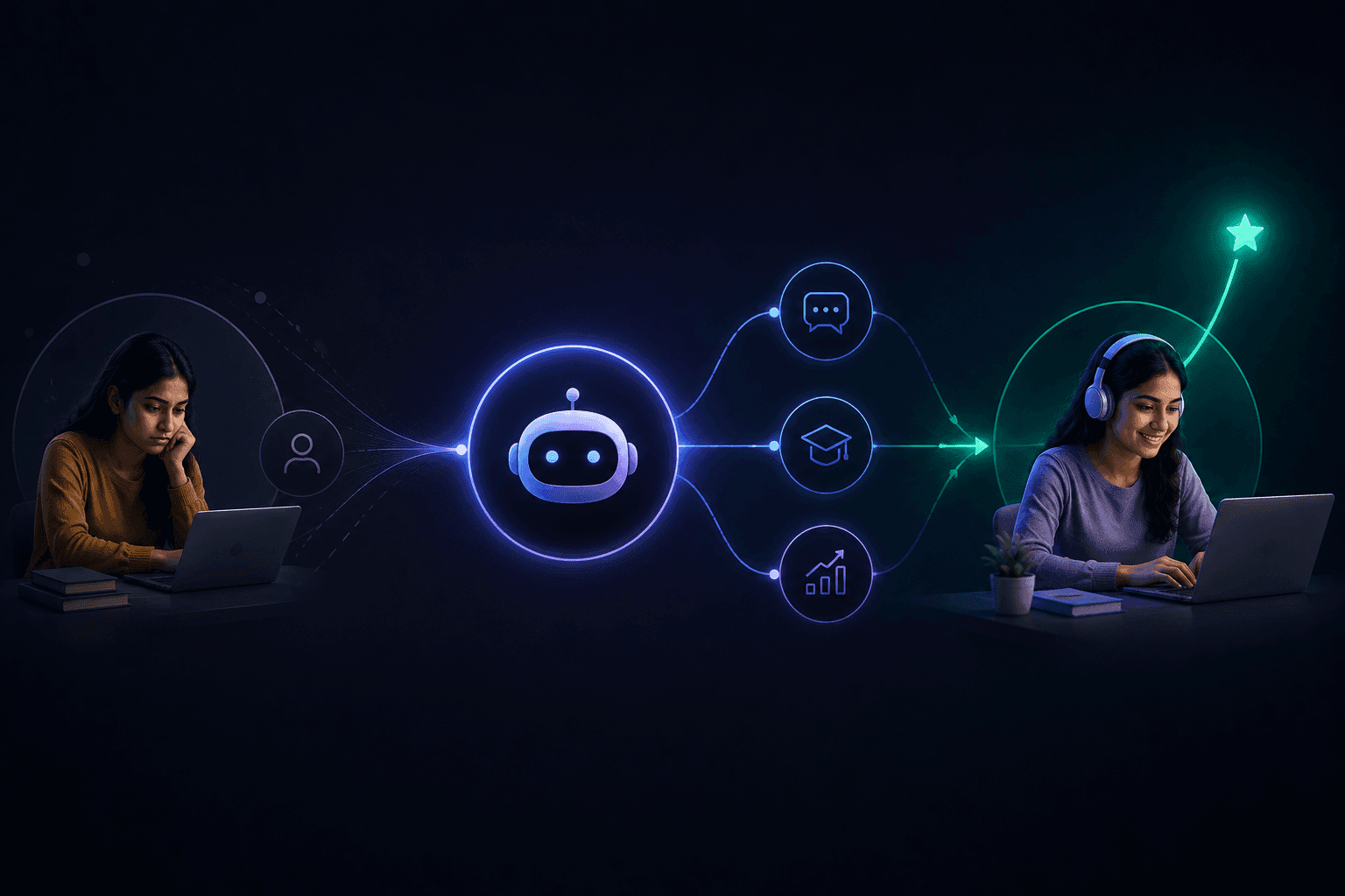 Conversational AI improving learner engagement in edtech