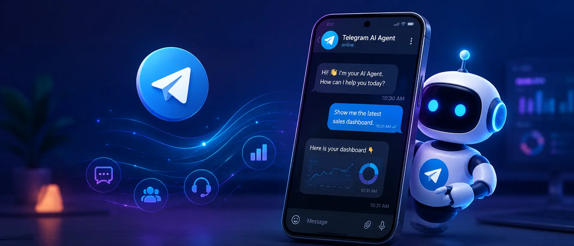 Telegram AI Agent for Enterprise Business Automation